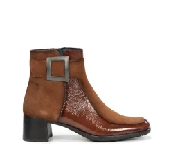 Online Fluchos IKIA D9199 Brown Ankle Boot