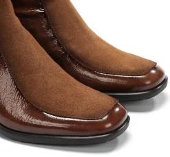 Online Fluchos IKIA D9199 Brown Ankle Boot