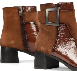 Online Fluchos IKIA D9199 Brown Ankle Boot
