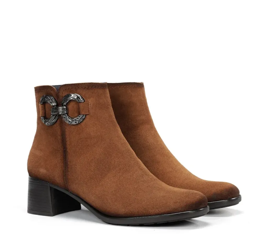Flash Sale Fluchos IKIA D9200 Brown Ankle Boot