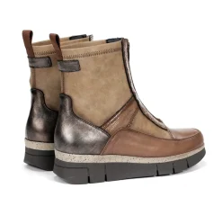 Online Fluchos INDIA D9331 Brown Ankle Boot