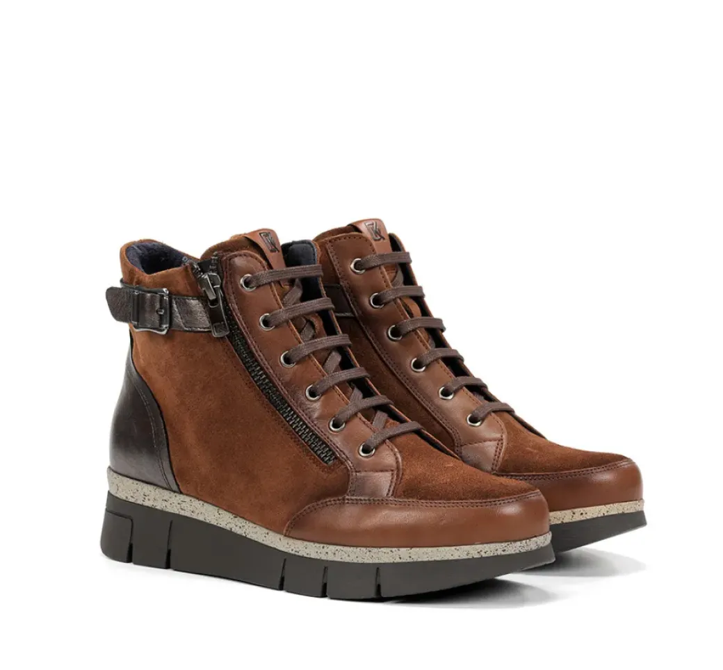 Flash Sale Fluchos INDIA D9329 Brown Ankle Boot