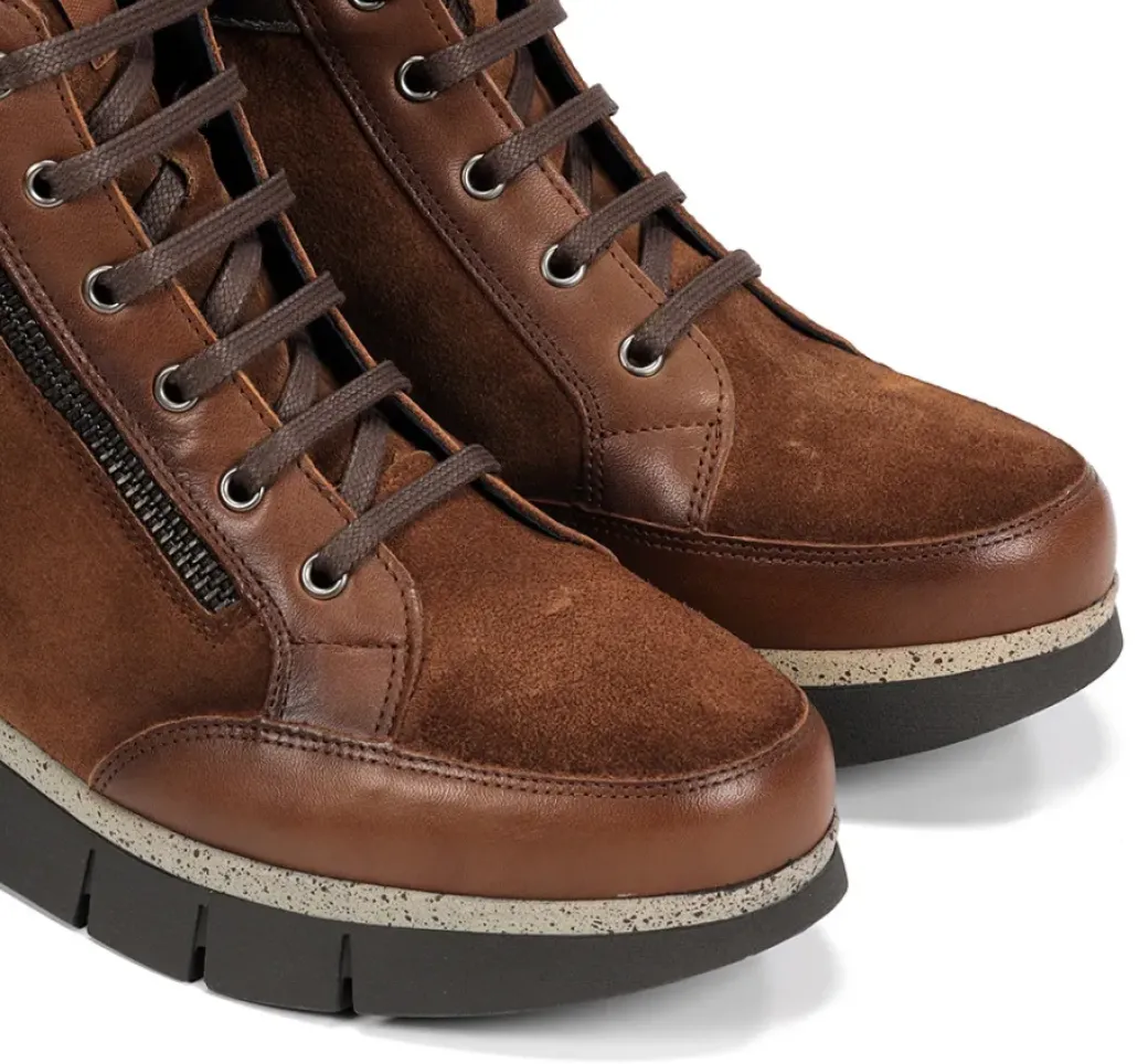Flash Sale Fluchos INDIA D9329 Brown Ankle Boot