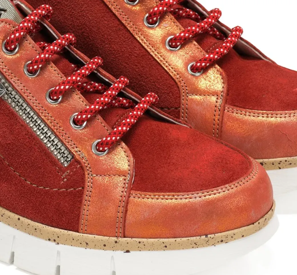 Best Fluchos INDIA D9300 Red Sneakers
