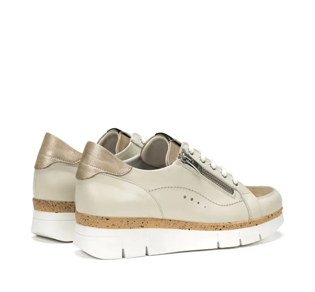 Online Fluchos INDIA D9301 Taupe Sneaker