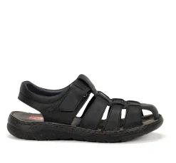 Cheap Fluchos KEOPS F1754 Black Sandal