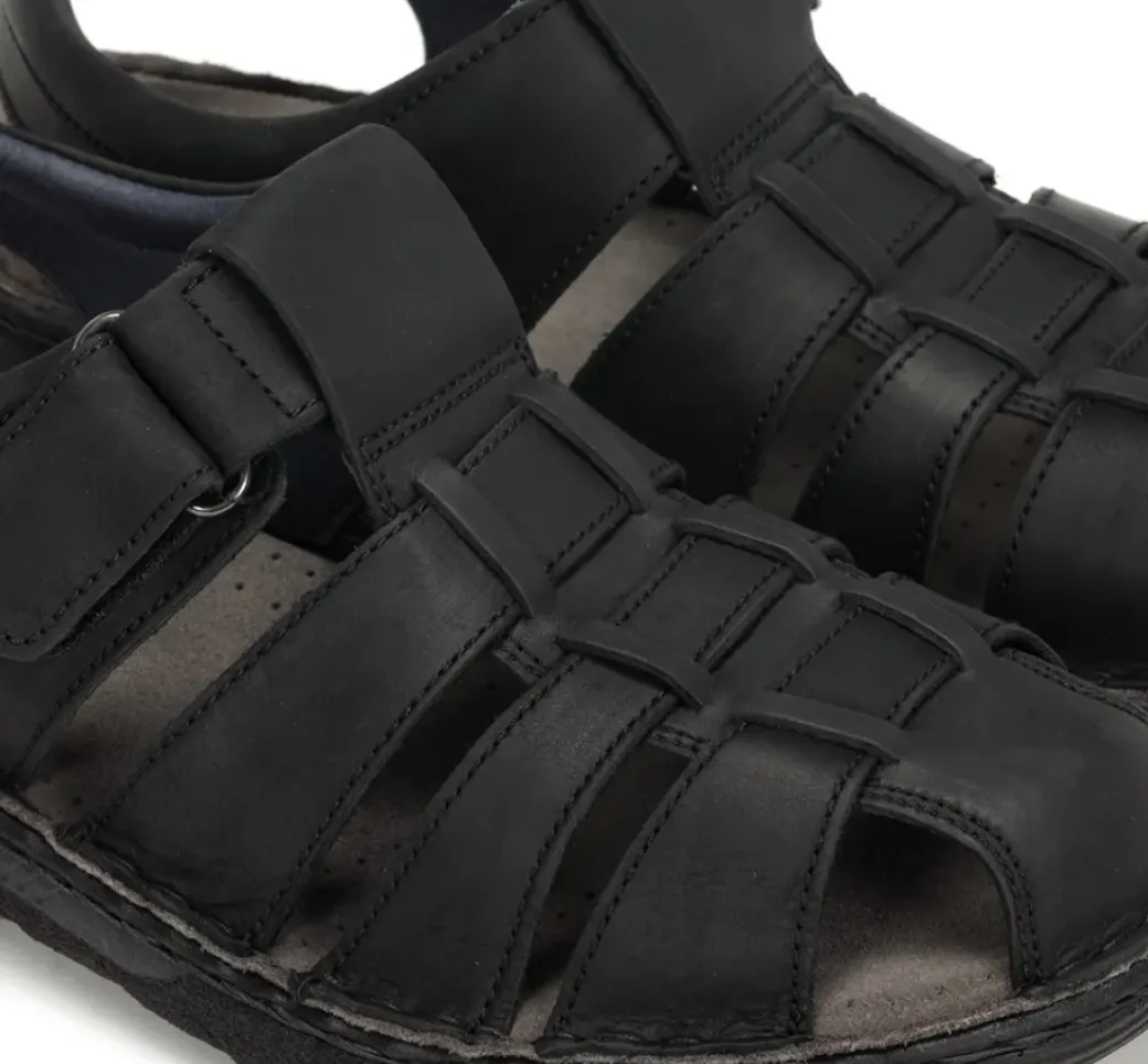 Cheap Fluchos KEOPS F1754 Black Sandal