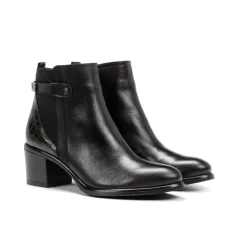 Discount Fluchos LEXI D8359 Black Ankle Boot