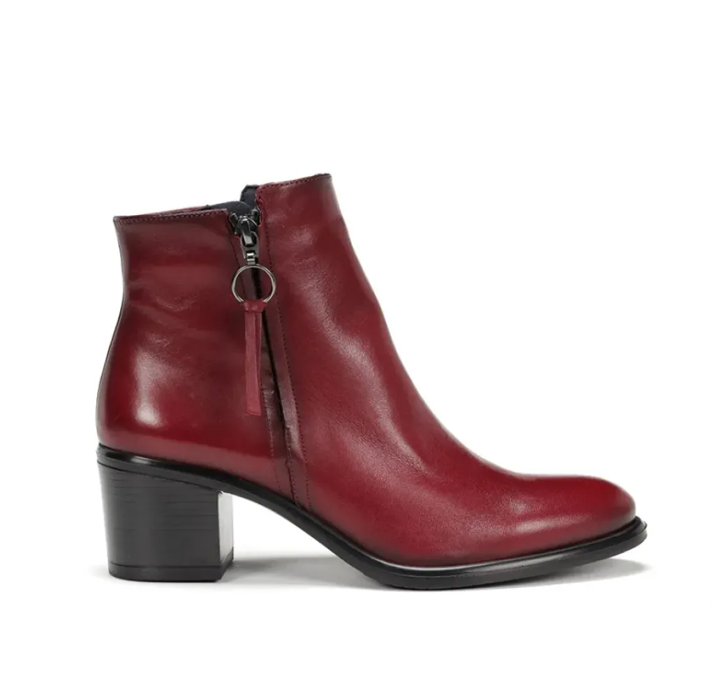 Flash Sale Fluchos LEXI D8606 Burgundy Ankle Boot