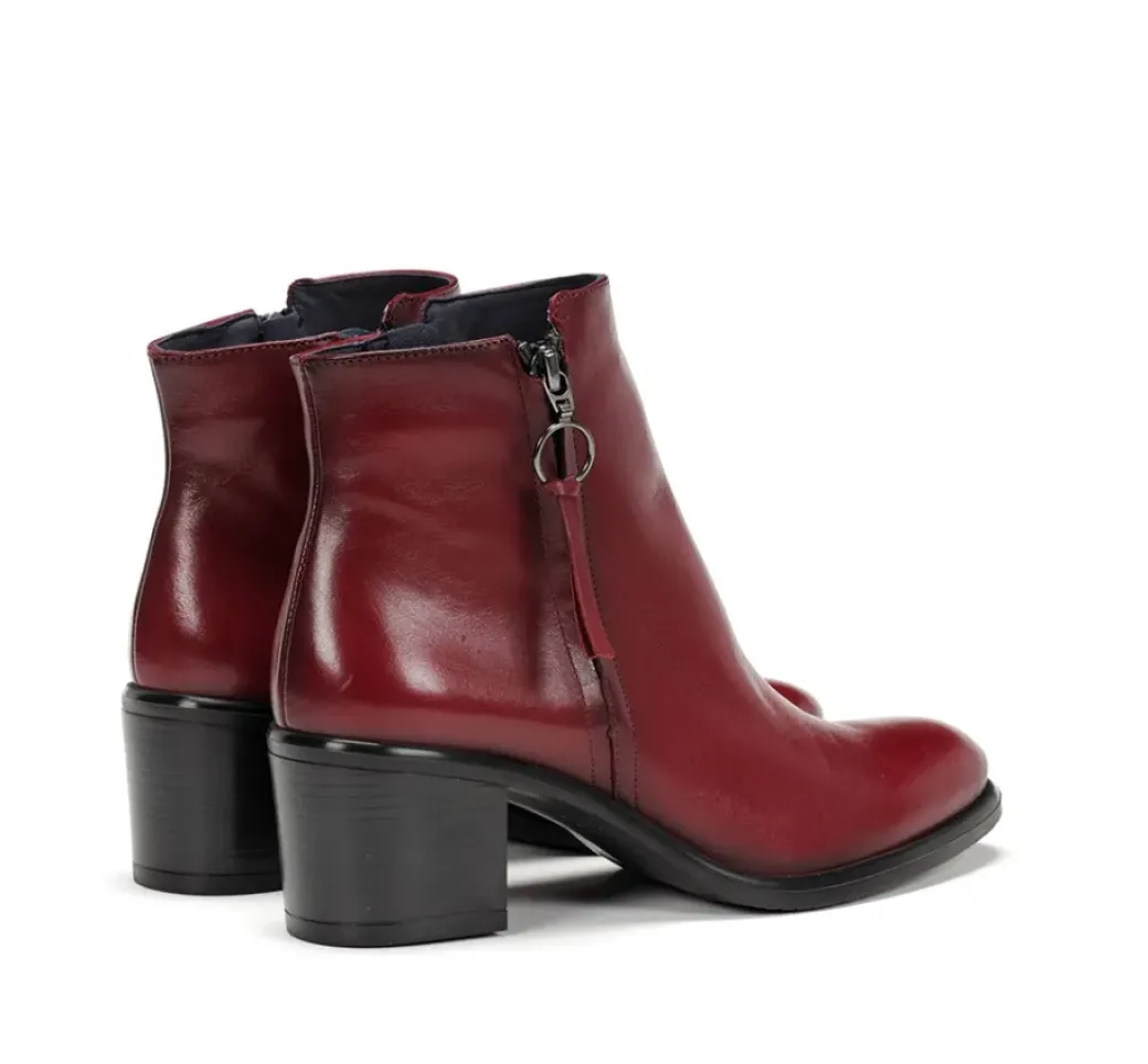 Flash Sale Fluchos LEXI D8606 Burgundy Ankle Boot