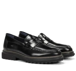 Sale Fluchos LINCON F2058 Black Moccasin