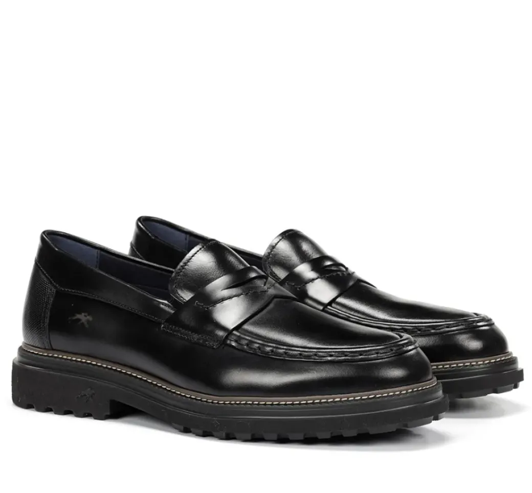 Sale Fluchos LINCON F2058 Black Moccasin