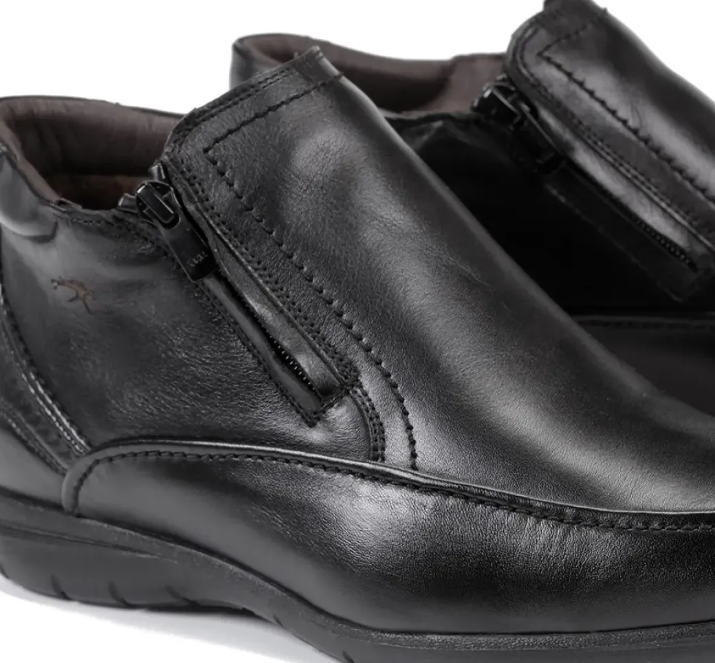 Best Sale Fluchos LUCA 87830 Black Ankle Boot
