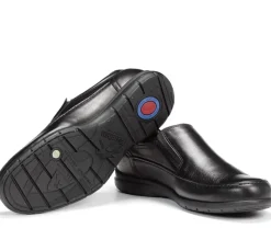 Shop Fluchos LUCA 8499 Black Slip On