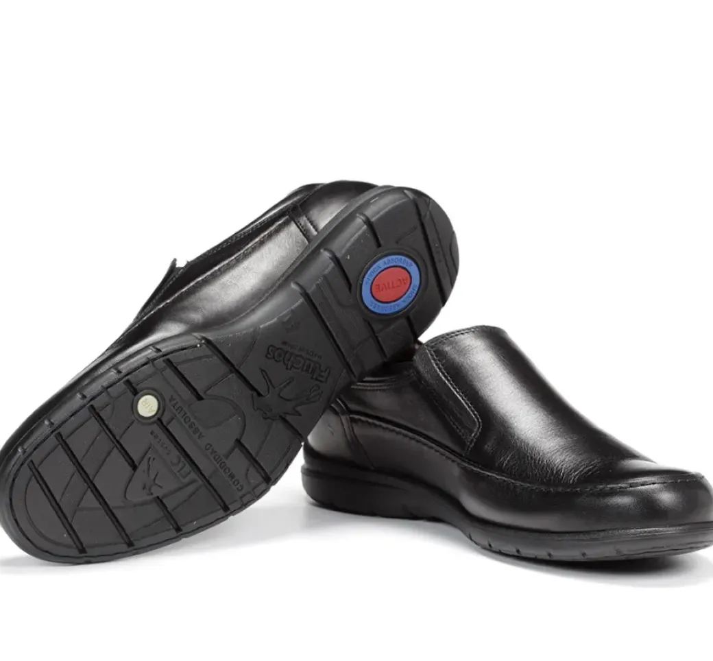 Shop Fluchos LUCA 8499 Black Slip On