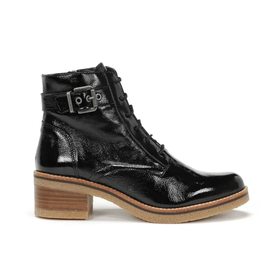 Store Fluchos LUCERO D8686 Black Ankle Boot