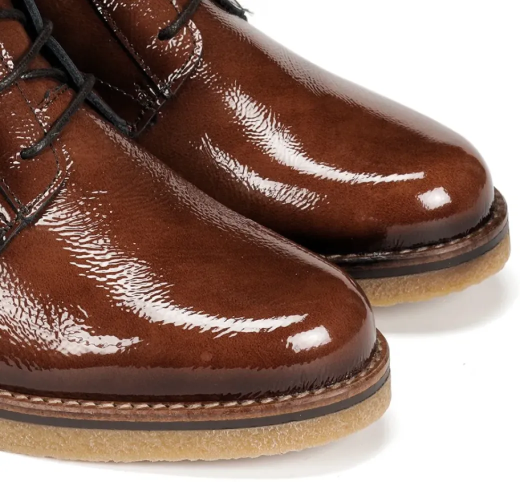Hot Fluchos LUCERO D8686 Brown Ankle Boot