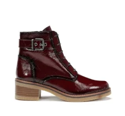 Best Sale Fluchos LUCERO D8686 Burgundy Ankle Boot