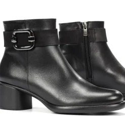 Outlet Fluchos MACY D9369 Black Ankle Boot