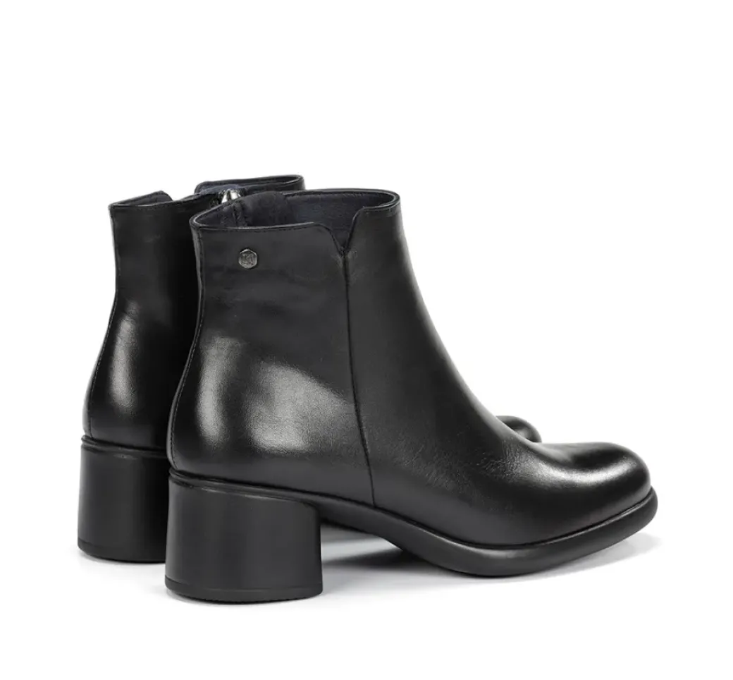 Best Sale Fluchos MACY D9372 Black Ankle Boot