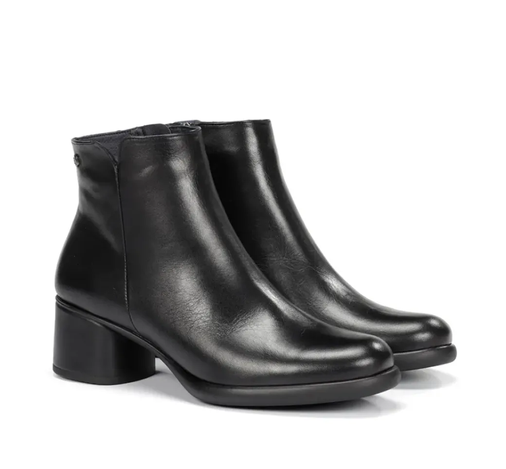 Best Sale Fluchos MACY D9372 Black Ankle Boot