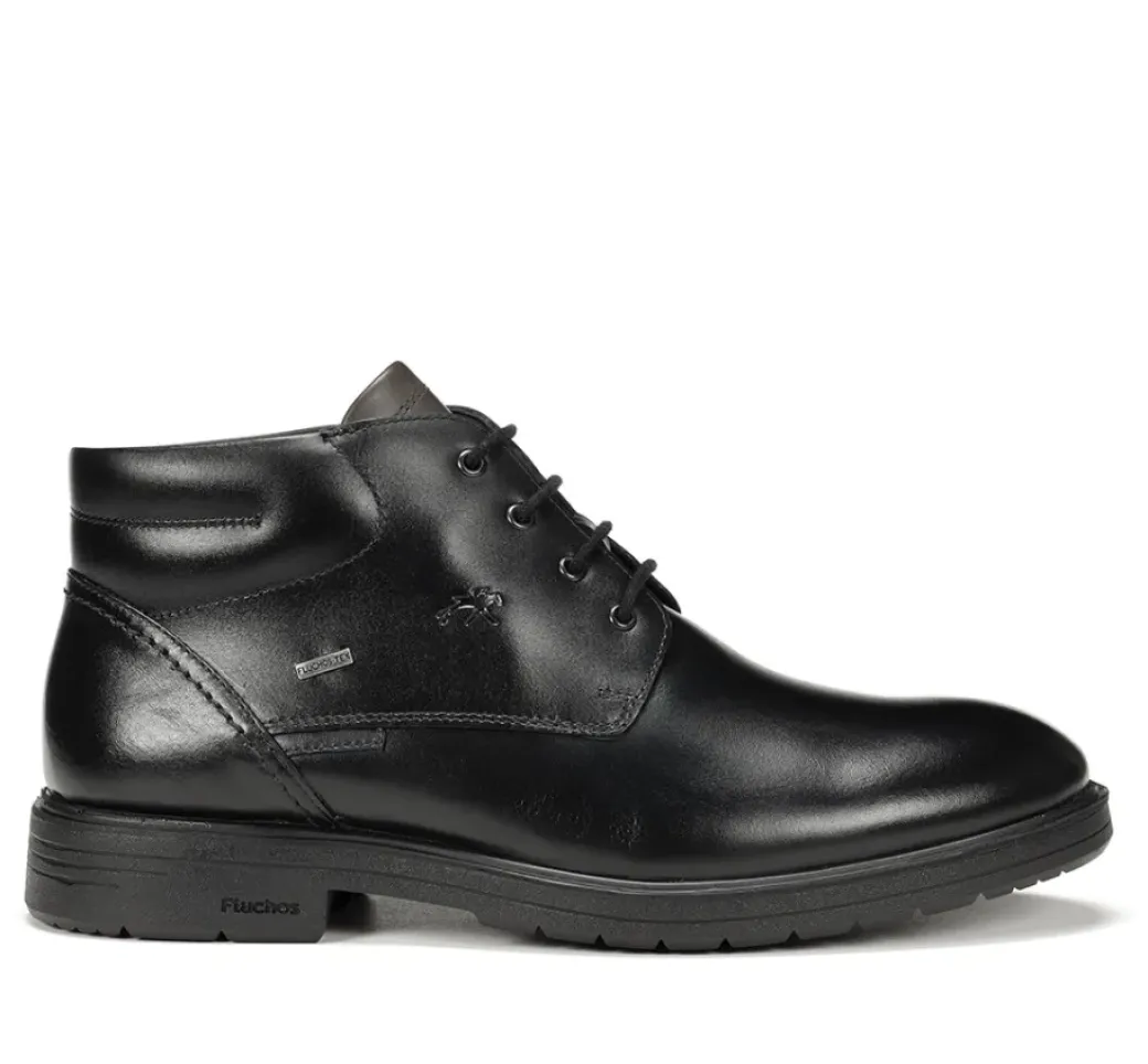 New Fluchos MAGNUS F1305 Black Ankle Boot