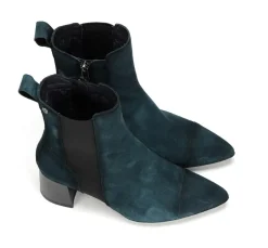 New Fluchos MARGOT D9231 Blue Ankle Boot