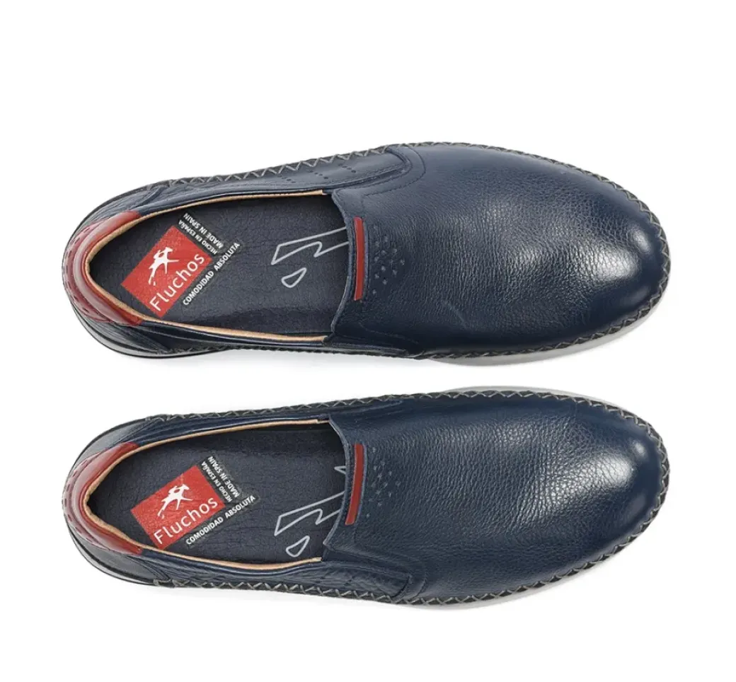New Fluchos MAUI F0794 Blue Slip On