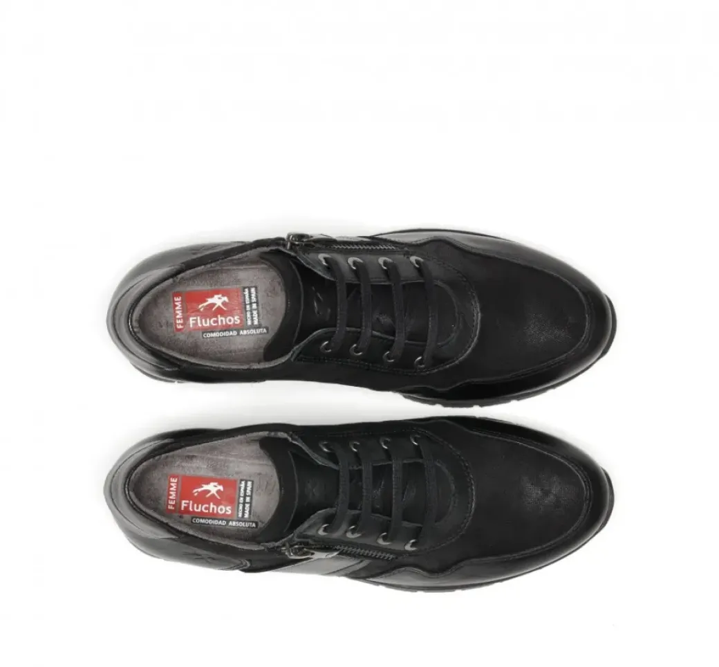 Flash Sale Fluchos MERYL F1624 Black Sneakers