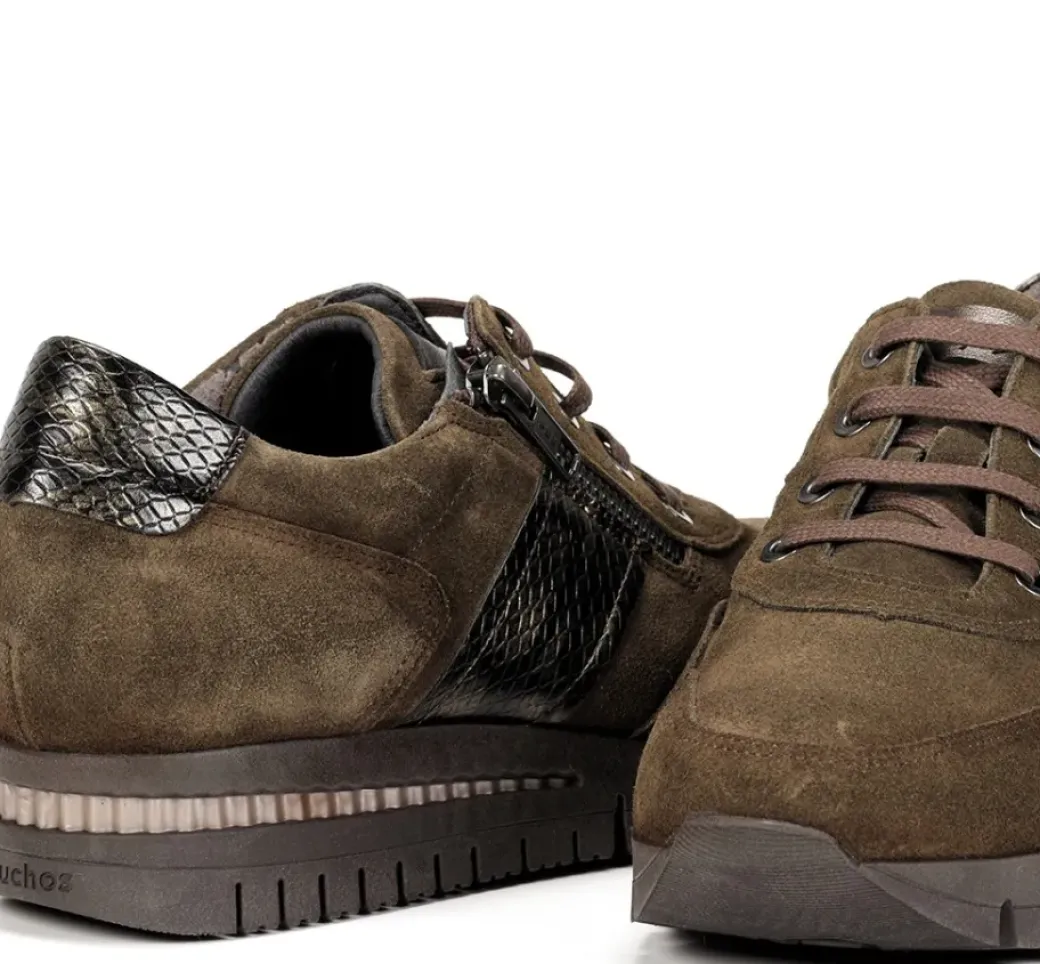 Shop Fluchos MERYL F1619 Green Sneakers