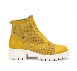 Cheap Fluchos NIDUS D8734 Yellow Ankle Boot