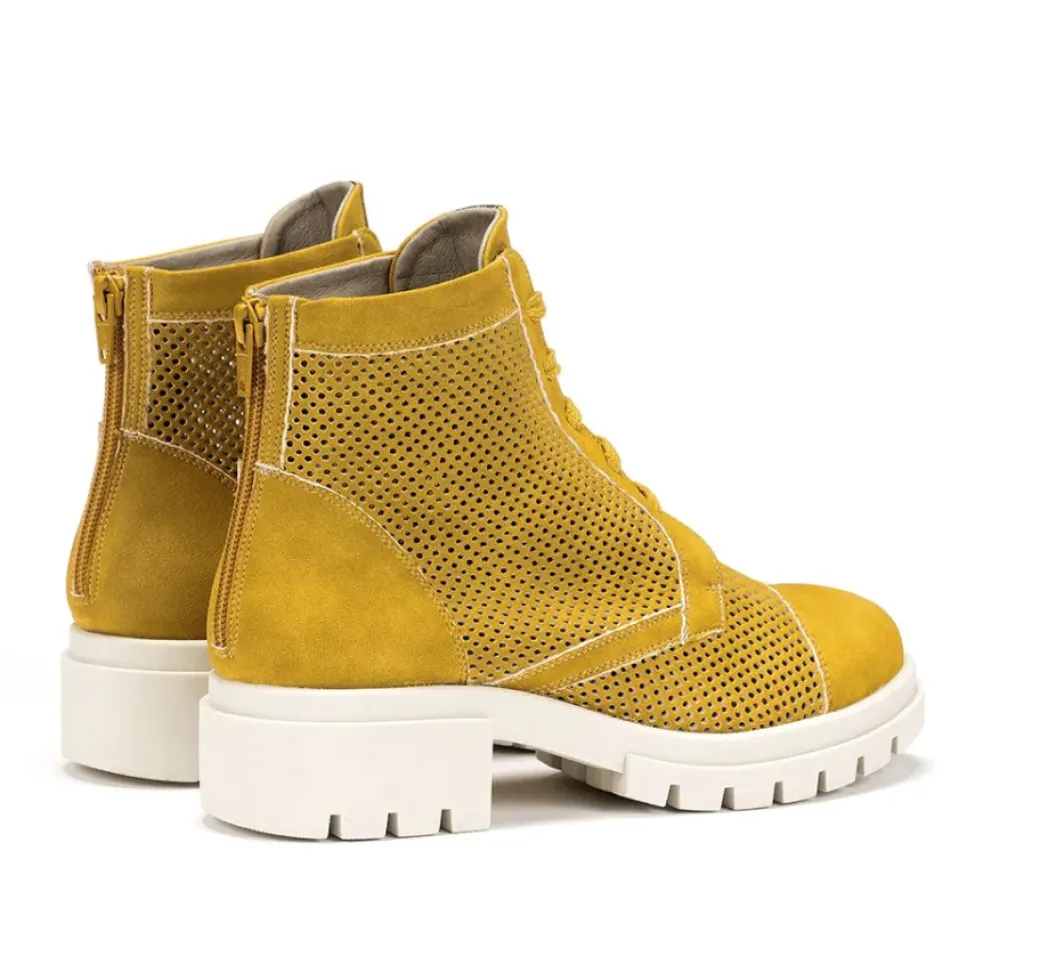 Cheap Fluchos NIDUS D8734 Yellow Ankle Boot