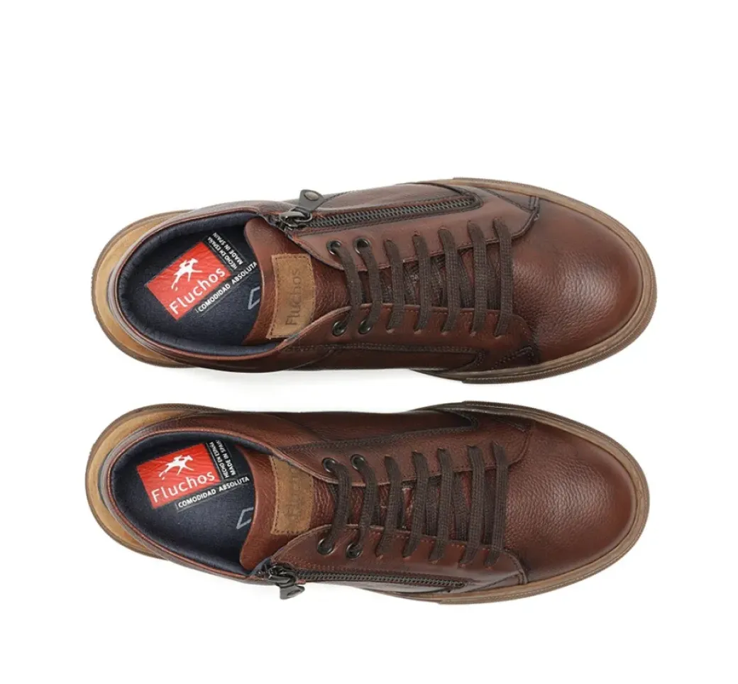 Hot Fluchos NIKO F1550 Brown Sneakers
