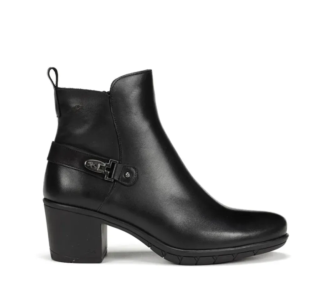 Cheap Fluchos NYDIA F1798 Black Ankle Boot