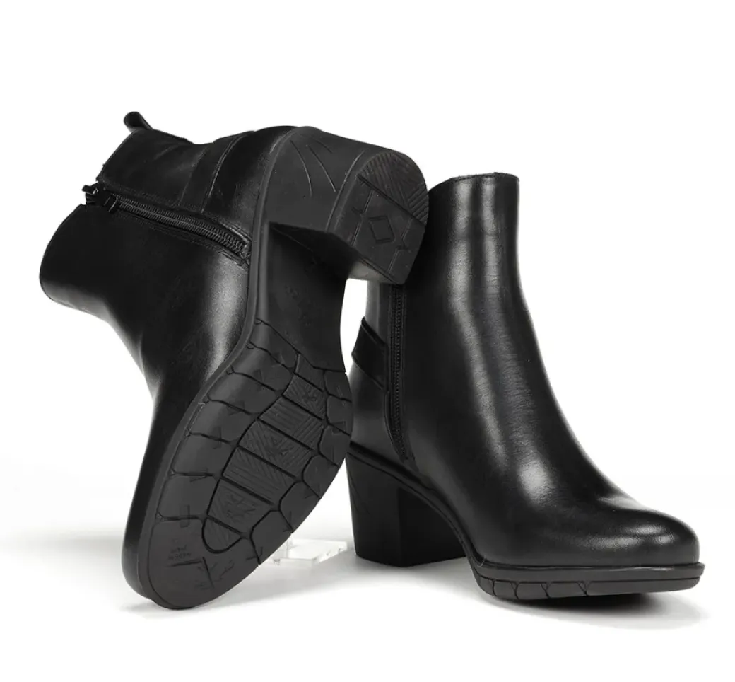 Cheap Fluchos NYDIA F1798 Black Ankle Boot