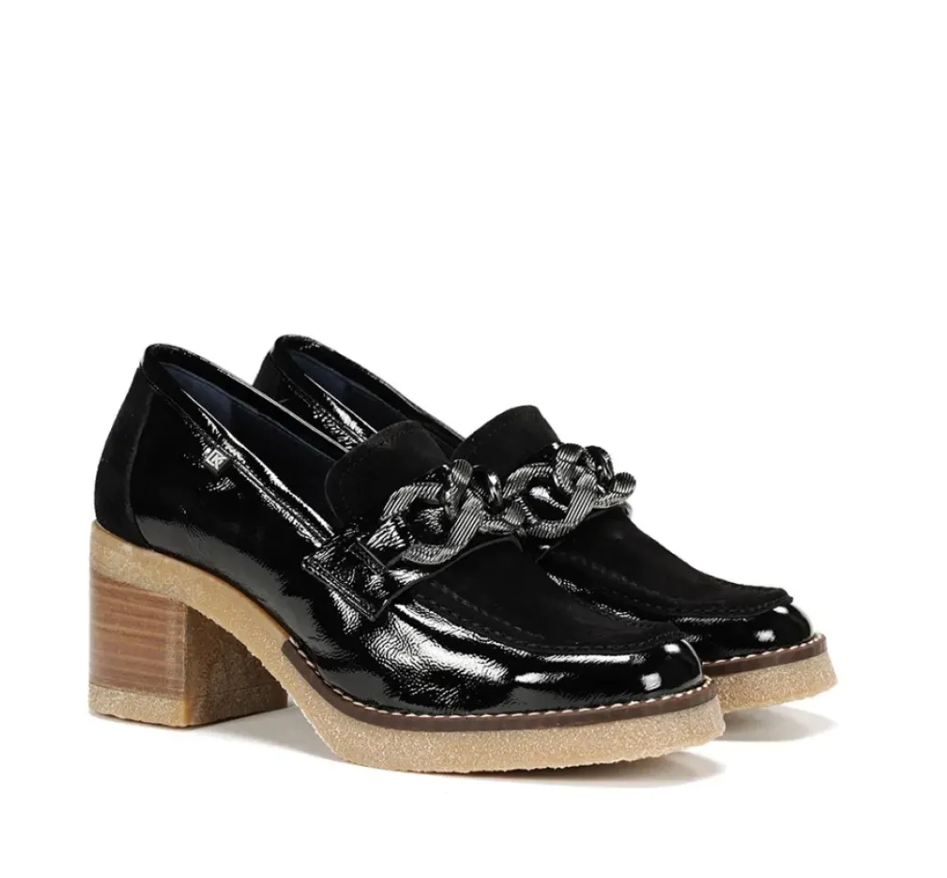 Hot Fluchos OPRAH D9193 Black Moccasin