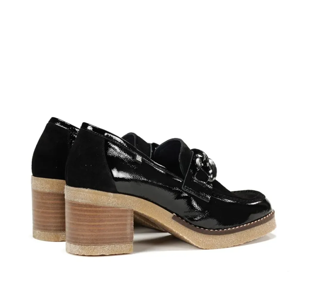 Hot Fluchos OPRAH D9193 Black Moccasin