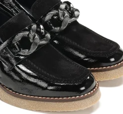 Hot Fluchos OPRAH D9193 Black Moccasin