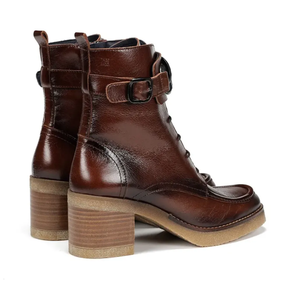 Flash Sale Fluchos OPRAH D9188 Brown Ankle Boot