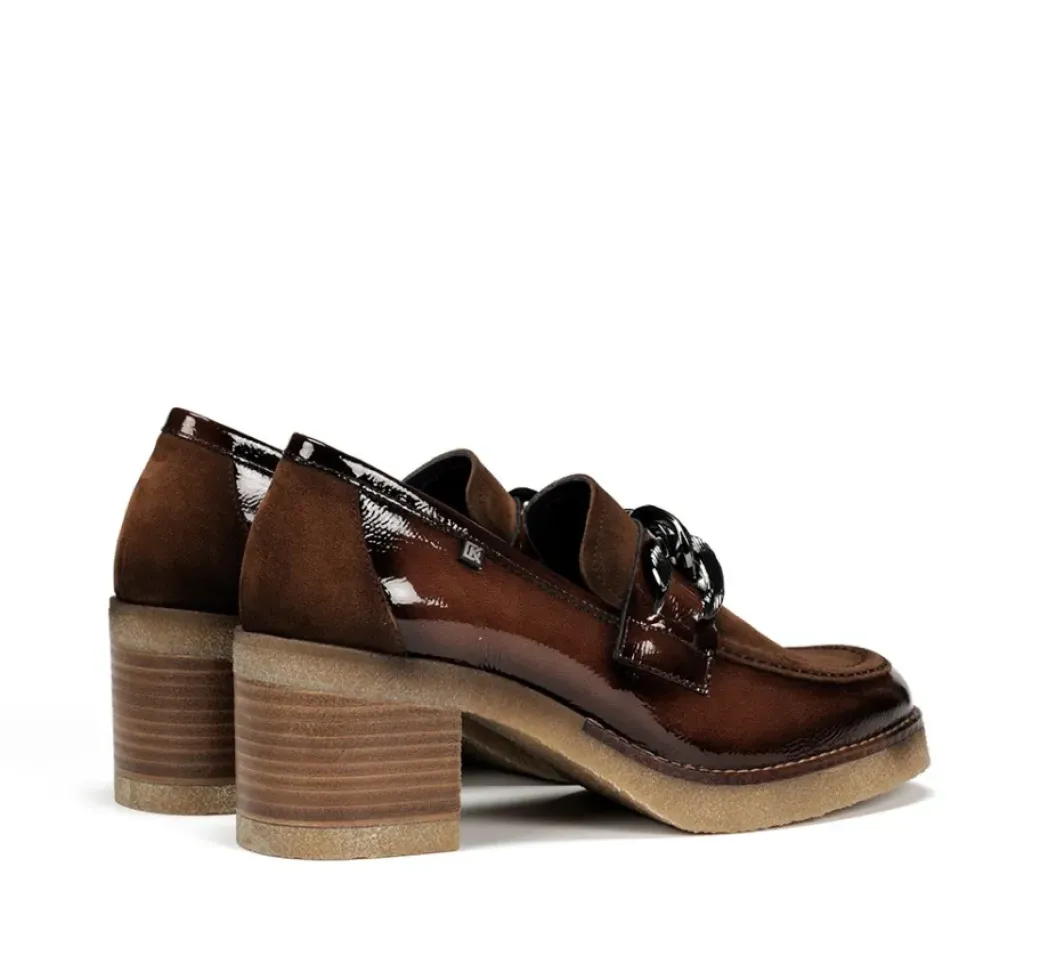 Sale Fluchos OPRAH D9193 Brown Moccasin
