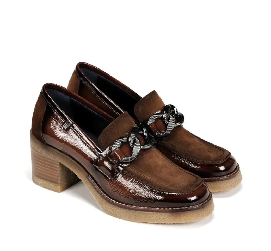 Sale Fluchos OPRAH D9193 Brown Moccasin