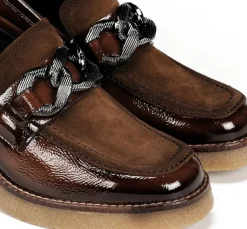 Sale Fluchos OPRAH D9193 Brown Moccasin