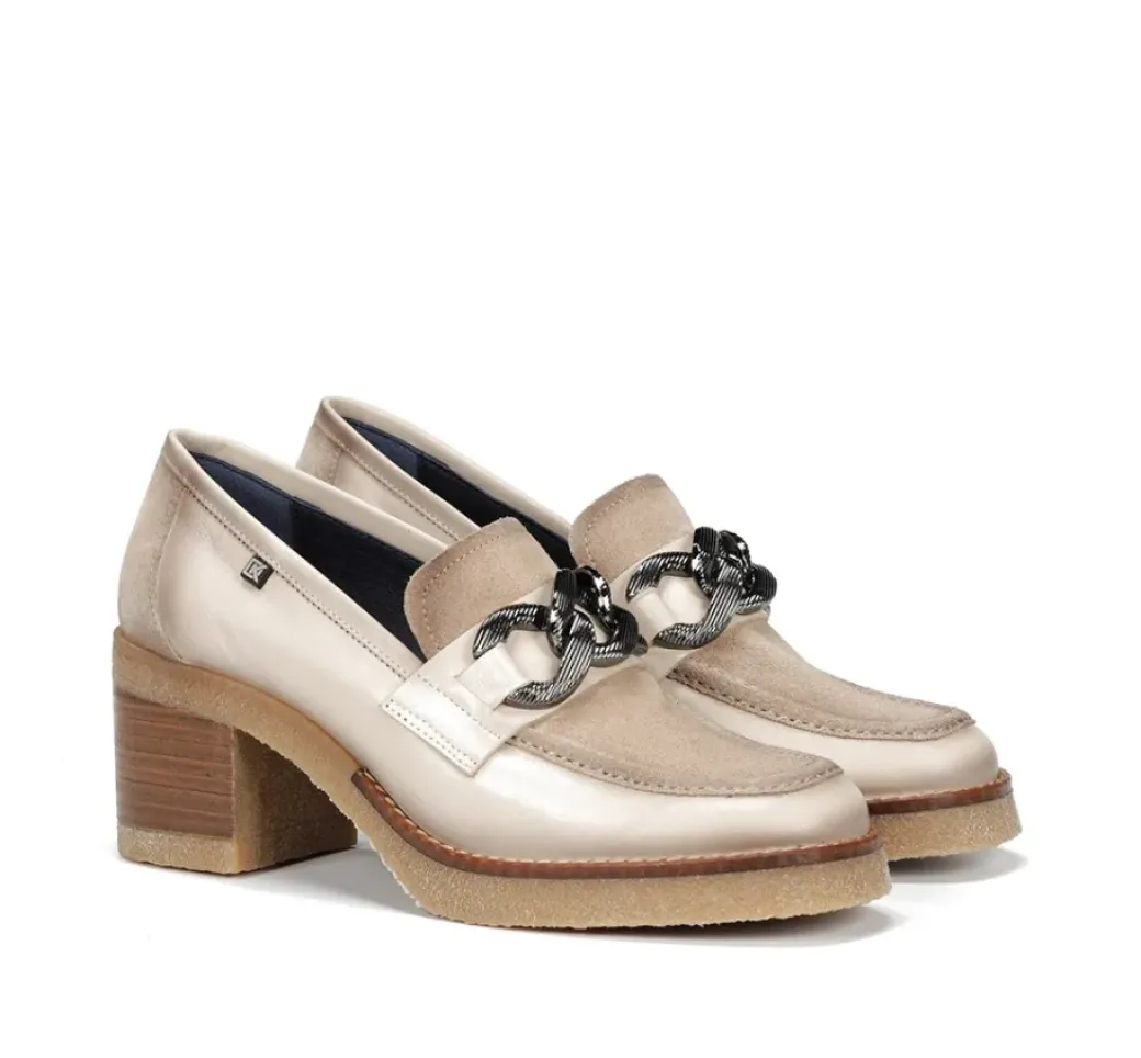 Hot Fluchos OPRAH D9193 Taupe Moccasin