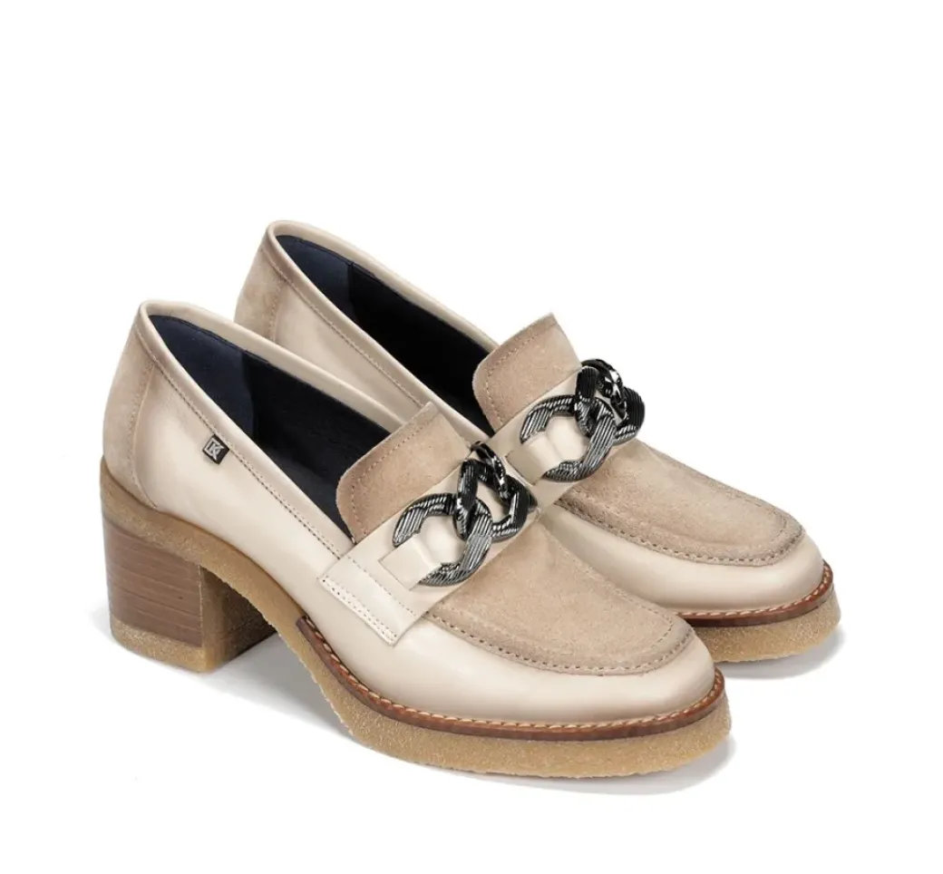 Hot Fluchos OPRAH D9193 Taupe Moccasin