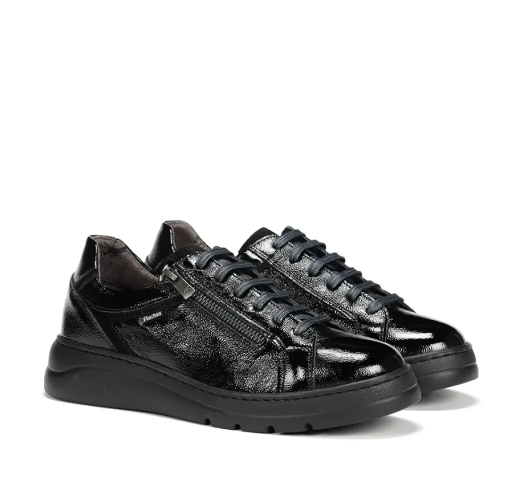 Sale Fluchos POMPAS F1666 Black Sneakers