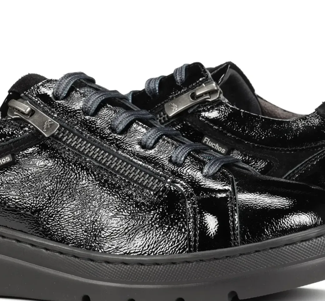 Sale Fluchos POMPAS F1666 Black Sneakers