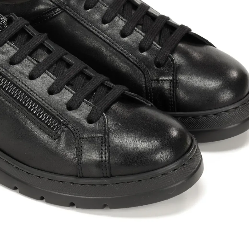 Best Sale Fluchos POMPAS F1666 Black Sneakers