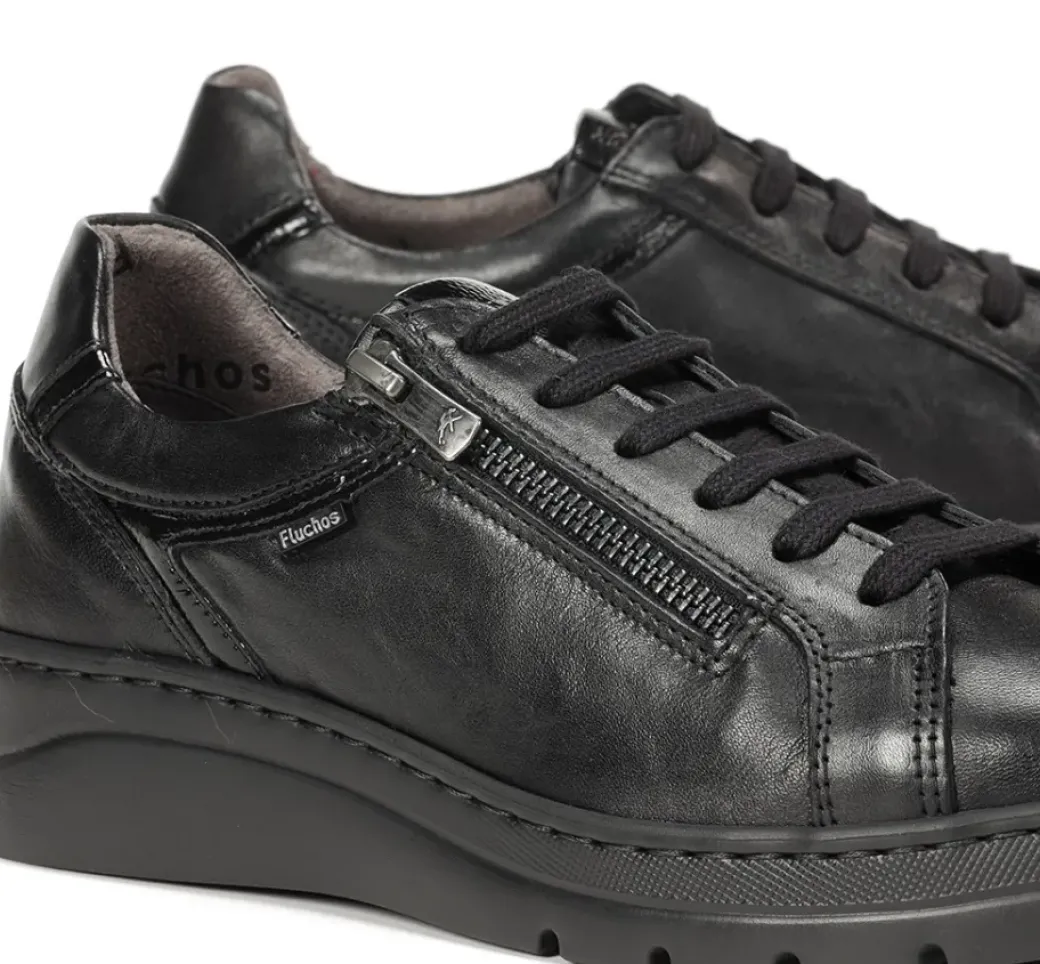 Best Sale Fluchos POMPAS F1666 Black Sneakers