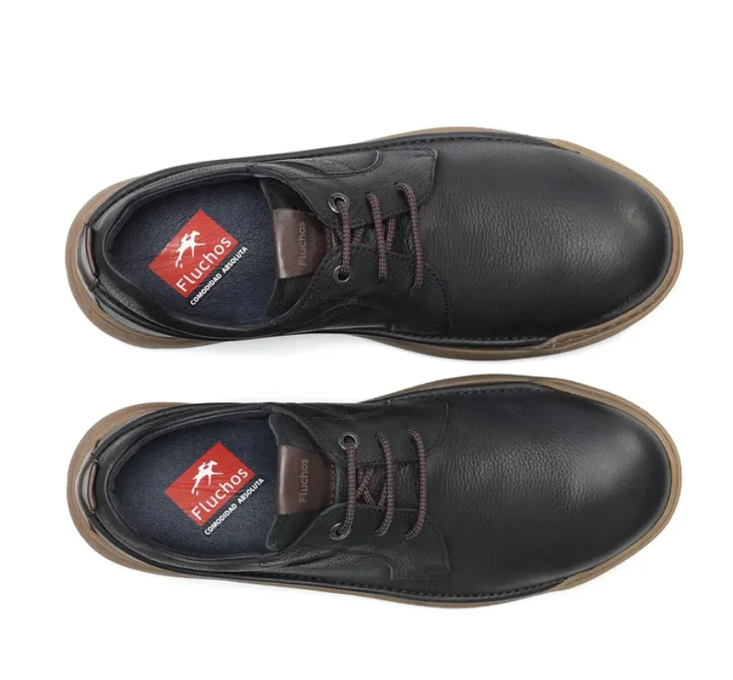 Shop Fluchos ROCKY F2033 Black Shoe