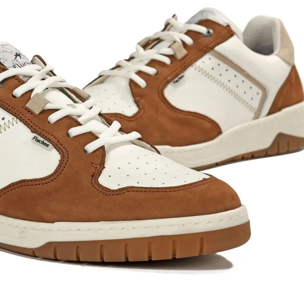 Discount Fluchos ROGER F1954 Brown Sneaker